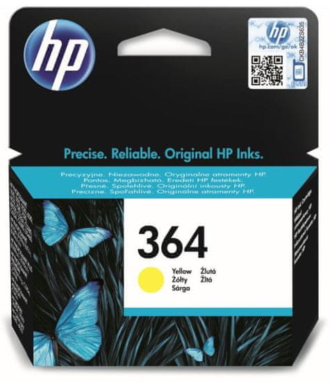 HP 364 Tintapatron, Sárga (CB320EE)
