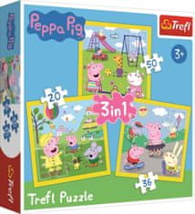 Trefl Puzzle Peppa Pig 3 az 1-ben (20,36,50 darab)