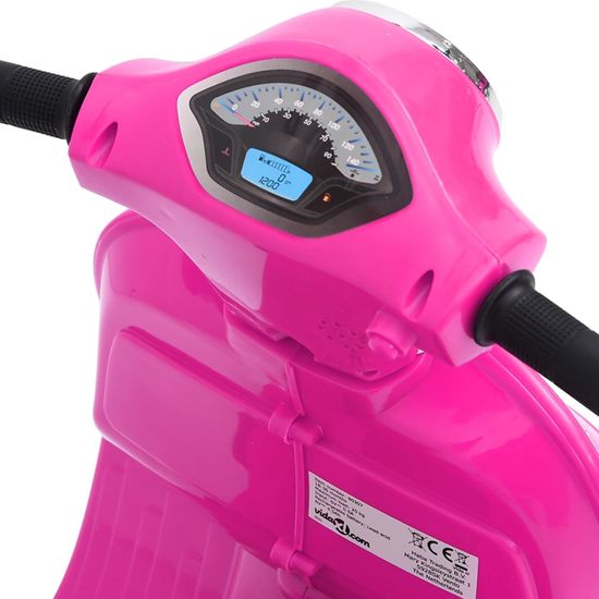 shumee Vespa GTS300 rózsaszínű elektromos robogó