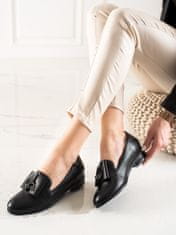 Amiatex Női félcipő 86969 + Nőin zokni Gatta Calzino Strech, fekete, 36