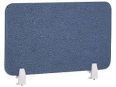 Beliani Kék Asztali Térelválasztó Panel 72 x 40 cm WALLY