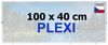 Euroclip 100x40cm (plexi)