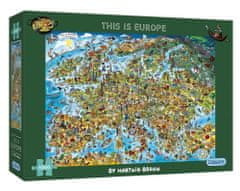 Gibsons Puzzle Ez Európa 1000 darab