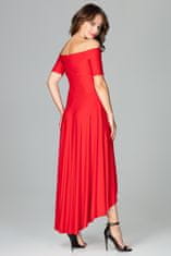 Lenitif Női estélyi ruha Lin K485 piros M