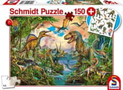 Schmidt Puzzle dinoszauruszok 150 darab + ajándék (tetoválás)