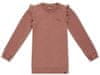 Lány pulóverruha organikus pamutból XKB0905, 98/104, rózsaszín