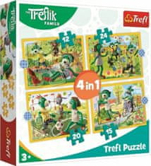 Trefl Treflíci puzzle: Szórakozás 4 az 1-ben (12,15,20,24 darab)