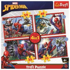 Trefl Puzzle Heroic Spiderman 4 az 1-ben (35,48,54,70 darab)