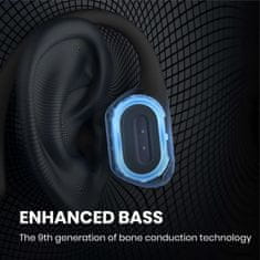 SHOKZ OpenRun PRO Bluetooth csontvezetéses fejhallgató, kék