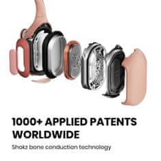 SHOKZ OpenRun PRO Bluetooth csontvezetéses fejhallgató, rózsaszín
