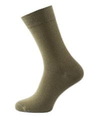 Zapana Férfi egyszínű zokni Ruben khaki méret 39-41