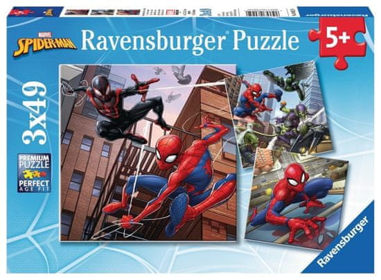 Ravensburger Pókember puzzle 3x49 darab