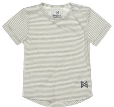 KokoNoko Csíkos fiú póló XK0223, 92, szürke