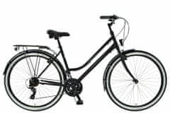 Kands Kands Galileo Női kerékpár 28'' kerék, Fekete 17" - 150-167 cm magasság