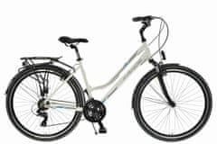 Kands Kands Travel-X Női kerékpár Alumínium 28'', Fehér 17" - 150-167 cm magasság