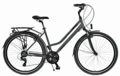 Kands Kands Travel-X Női kerékpár Alumínium 28'', Grafit 19" - 168-185 cm magasság