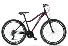 Kands Kands Energy 500 Női kerékpár 27,5'' 21 fokozat, Fekete/Rózsaszín 17" - 150-167 cm magasság