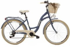 Goetze  Mood Női kerékpár 6 fokozat 26″ kerék 17” váz 155-180 cm magassag, Sötétkék