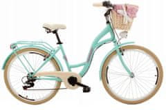 Goetze  Mood Női kerékpár 6 fokozat 26″ kerék 17” váz 155-180 cm magassag, Menta