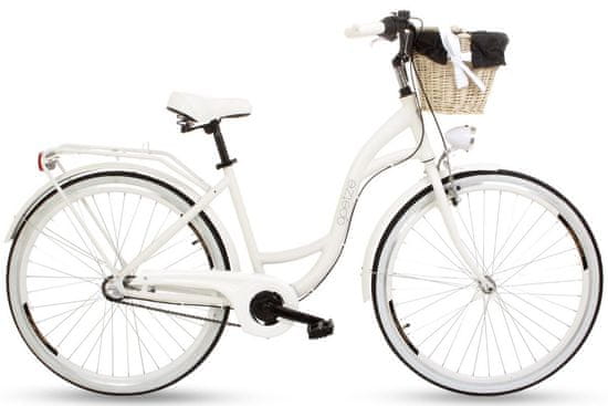 Goetze  Style Alumínium Női kerékpár 3 fokozat 160-185 cm magassag, Fehér