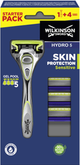 Wilkinson Sword Hydro 5 Skin Protection Sensitive Clampack borotva