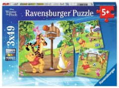 Ravensburger Micimackó puzzle 3x49 darab