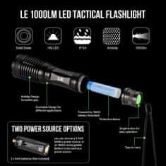 Lepro 10W LED-es tölthető lámpa 1000lm CREE T6 XM-L2
