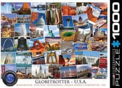EuroGraphics World Travel Puzzle - USA 1000 db