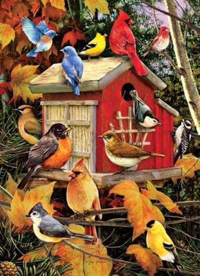 Cobble Hill Puzzle Birdhouse ősszel 1000 db