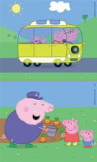 EDUCA Peppa Pig fa puzzle 2x9 darab