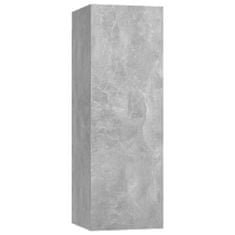 shumee betonszürke forgácslap TV-szekrény 30,5 x 30 x 90 cm 