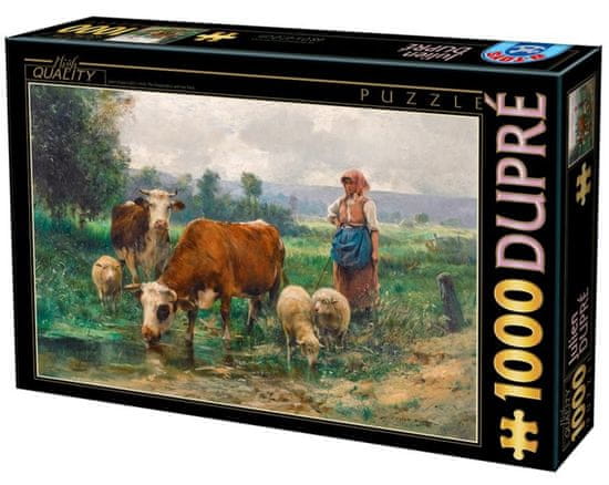D-Toys Puzzle Shepherd falkával 1000 darab