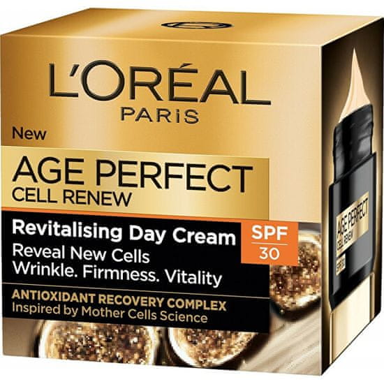 Loreal Paris Nappali ránctalanító krém SPF 30 Age Perfect Cell Renew (Revitalising Day Cream) 50 ml