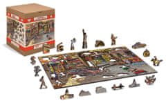 Wooden city Fa puzzle Játékboltban 2 az 1-ben 200 darab ECO