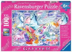 Ravensburger Csillogó puzzle Horse dreams XXL 100 db