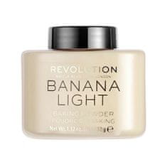 Makeup Revolution Átlátszó púder (Loose Baking Powder Banana Light) 32 g