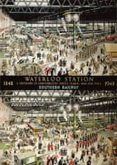 Gibsons Puzzle Waterloo állomás 1848-ban és 1948-ban, 1000 darab