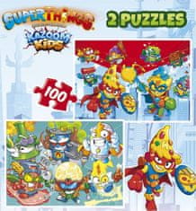 EDUCA Puzzle Superthings 2x100 db