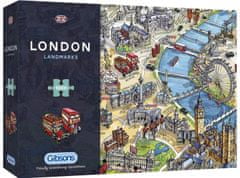 Gibsons Puzzle London tereptárgyak 1000 darab