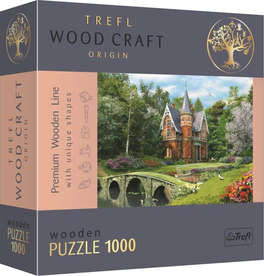 Trefl Wood Craft Origin puzzle viktoriánus ház 1000 darab