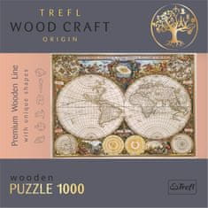 Trefl Wood Craft Origin puzzle Ősi világtérkép 1000 darab