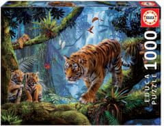 EDUCA Puzzle Tigrisek a fán 1000 db