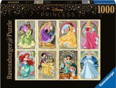 Ravensburger Rejtvény Disney szecessziós hercegnők 1000 darab