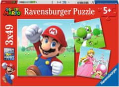 Ravensburger Super Mario puzzle 3x49 darab