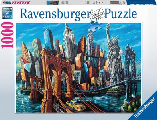 Ravensburger Puzzle Üdvözöljük New Yorkban 1000 darab