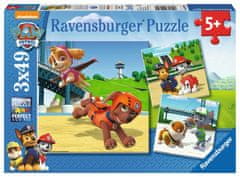 Ravensburger Puzzle Paw Patrol: Négylábú csapat 3x49 darab