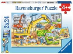 Ravensburger Rejtvény Építési munka 2x24 db