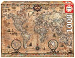 EDUCA Rejtvény Ősi világtérkép 1000 db