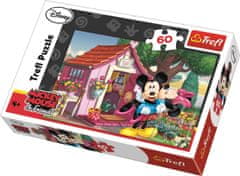 Trefl Rejtvény Mickey és Minnie a kertben 60 db