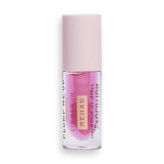 Makeup Revolution Tápláló ajakápoló szérum Rehab Plump Me Up Pink Glaze (Lip Serum) 4,6 ml